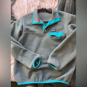 Patagonia sweater grey blue